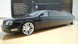 1/18 2004 CADILLAC DEVILLE LIMOUSINE キャデラック ドゥビル リムジン LIMO トリプルブラック ストレッチ 全長：460mm最長ロング