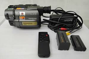 SONY/ソニー　ハンディカメラ　CCD-TRV45 NTSC　Video 8XR 72x DIGITAL ZOOM f=4.1-73.8mm 1:1.4　動作未確認　難あり　ジャンク