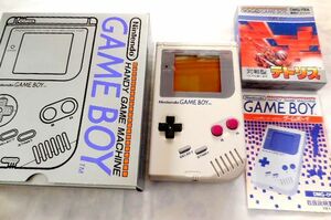 ★昭和レトロ 家庭用ゲーム機★Nintendo 任天堂 GAME&BOY ゲームボーイ 初代 未使用新品 超激レア カートリッジ(テトリス)付 送料520円♪