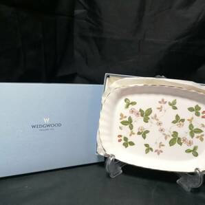 新品未使用◆自宅保管 ウェッジウッド ワイルドストロベリー トレー WEDGWOOD ※未使用相当品追加出品予定あり