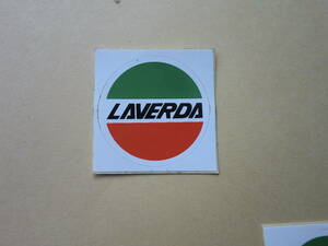 4枚　LAVERDA ステッカー　) デカール ラベルダ