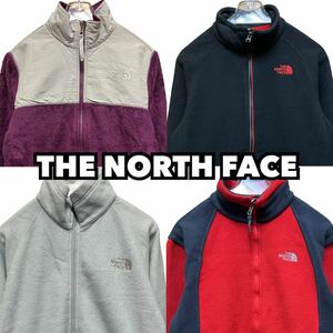 USA古着卸 洗濯済 THE NORTH FACEフリースジャケット 4着セットまとめ売り fleece ブランド 1円スタート 卸売 アメリカ古着 plywood04