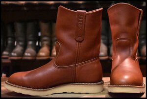 【7.5E 良品 07年】レッドウィング 8866 ペコス 赤茶 オロラセット プルオン クッションソール ブーツ redwing pecos HOPESMORE