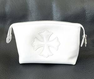 【匿名配送】CHROME HEARTS CH PLUS INSANITY BAG CHプラス インサニティーバッグ ホワイト 化粧ポーチ