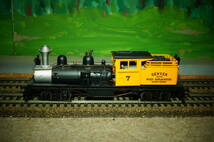 HO Scale Roundhouse 2 Truck Shay　モータ回り点灯しますが　不動（超低速走行　ピニオン軸回り空転）ジャンク　_画像3