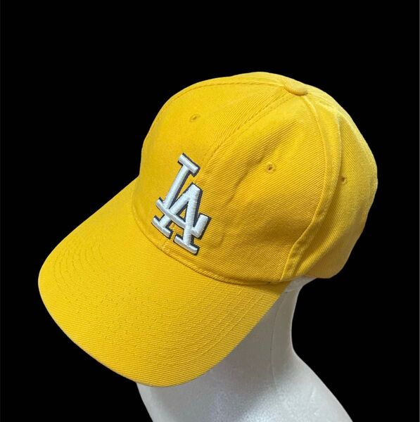 MLB LA ドジャースロゴキャップ イエロー