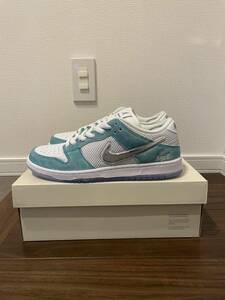 APRIL SKATEBOARDS Nike SB Dunk Low Pro QS White and Multi-Color 28cm US10 FD2562-400