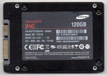 Samsung SSD 840 Series 120GB CrystalDiskInfo正常判定品 A03_画像1