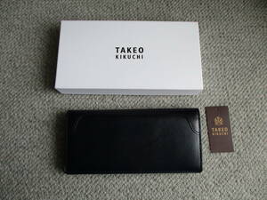 新品　タケオキクチ（TAKEO KIKUCHI）　長財布　小銭入れ付き　牛革