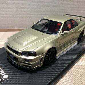 onemodel one model ワンモデル 1/18 Nismo R34 BNR34 GT-R Z-tune 限定 Millennium Jade ミレニアムジェイドの画像2