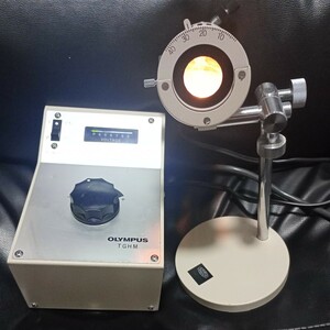 OLYMPUS オリンパス ハロゲン 光源装置 【TGHM】顕微鏡用照明装置 光原用電源