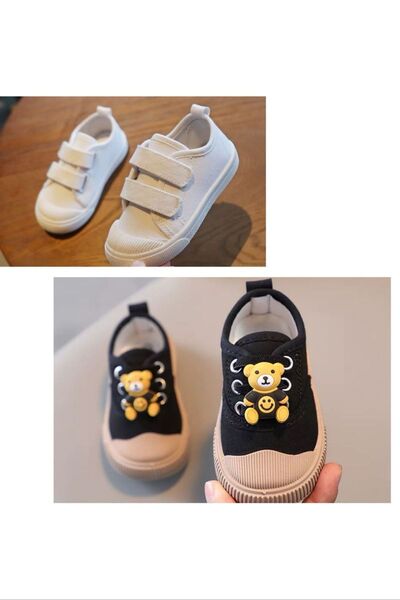 2足 スニーカー 運動靴 上履き キッズ ジュニア 子供用 14cm かわいい 子ども用 シューズ くつ マジックテープ 紐
