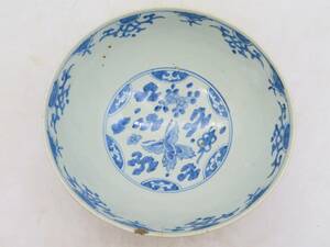 中国 唐物 古瓷 時代物 明代青花鳳紋碗
