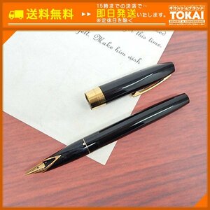 MO64■ [送料無料/中古良品] シェーファー SHEAFFER 万年筆 コンバーター・カートリッジ両用式 14K ブラック×ゴールド