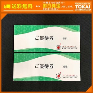 TH8f [送料無料] 極楽湯ホールディングス ご優待券 6枚綴り×2冊 (施設利用券×12枚 + フェイスタオル引換券×2枚) 2024年11月30日まで