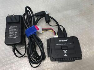 inateck　UA2001　USB3.0 to IDE + SATA Converter 電源アダプター付 （60s）