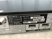SONY BDZ-EW1000 BDレコーダー 本体のみ　ジャンク（100s）_画像4