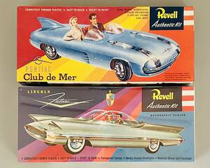 Revell（レベル）「LINCOLN FUTURA」「PONTIAC Club de Mer」未組立品2個まとめて