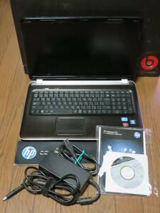 送料￥1550～★HP Pavilion dv7 PC Corei7-2860QM ノートパソコン　ジャンク扱いで　電源コード　ゲーミング　箱　 部品取りにも