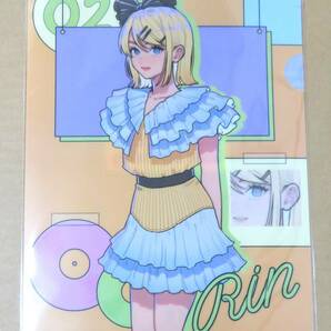 初音ミク 16th Birthdayくじ◆クリアファイルセット賞 “鏡音リン（アーティスティック）” A4・A5 2枚セットの画像1