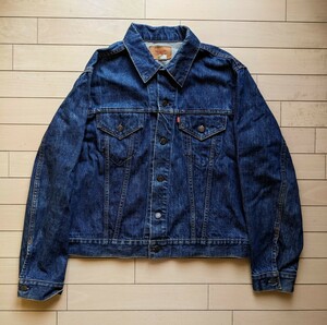 ビックサイズ濃紺 46 75年製 LEVI'S 70505 /60s ビッグE サード 70s リーバイス デニム USA製 ビンテージ 506 507 557 501 XX 赤耳 BIGE