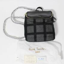 新品 Paul Smith ポールスミス チェック柄 ニードルパンチ スモールリュック　Ｋ2981_画像10