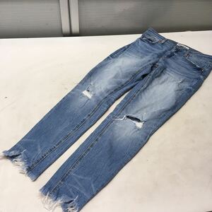 送料無料★ZARA ザラ★デニムパンツ　ジーパン　ジーンズ　ボトムス★ダメージパンツ★EUR38 USA6 MEX28 #51222sNj123