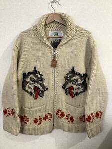 CANADIAN SWEATER カナディアンセーター　カウチンセーター　ウール カーディガン セレクト　ビンテージ　古着