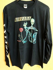 BT-33-XL★新品未使用!!デッドストック★NIRVANA ニルヴァーナ★バンド ロングスリーブTシャツ 黒 XL ★送料無料!!★