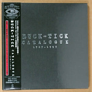 紙ジャケ BUCK-TICK / CATALOGUE 1987-1995 リマスター　初回ロゴステッカーシート封入 バクチク 紙ジャケット