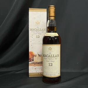 BLK212T 未開栓 THE MACALLAN ザ マッカラン 12年 ハイランド シングルモルト スコッチウイスキー 750ml 43% 古酒