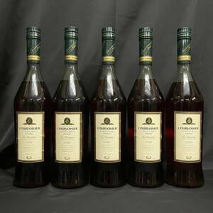 BLK237T 未開栓 COURVOISIER クルボアジェ VSOP スリムボトル 700ml 40％ 5本セット