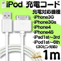 iPhone iPad iPod 充電ケーブル 旧型 Dock 充電器 ドックコネクタ iPhone iPad iPod 充電器 Dockケーブル ドックケーブル Q01_画像4