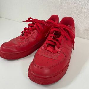 G◎ NIKE ナイキ AIR FORCE 1 エアフォース1 レッド 25cm