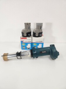 G☆ マキタ ML 123 12V 充電式 蛍光灯 バッテリー 2個 セット makita まとめ 工具 ライト 使用品 通電未確認 ワークライト LED 作業灯