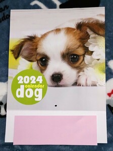 2024年 壁掛けカレンダー 犬 ドッグ★令和6年 12ヶ月タイプ