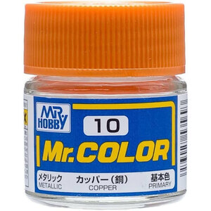 GSIクレオス 模型用塗料 Mr.ホビー Mr.カラー C10 カッパー 銅 メタリック 10ml
