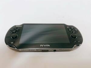 ジャンク品☆ VITA ☆ Playstation VITA PCH-1100 3G/Wi-Fiモデル クリスタル・ブラック 動作品 本体のみ Playstation VITA PSVITA SONY 