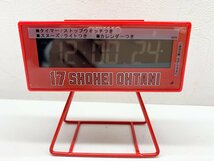 （未使用品）SEIKO TC189R 大谷翔平 デジタル時計 置き時計 セイコー アラーム　ストップウォッチ　タイマー機能付き_画像2