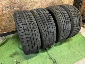 ほぼ新品 205/50R16 DUNLOP WINTERMAXX 03 2021年製 バリ山 イボ付き スタッドレスタイヤ 4本セット H