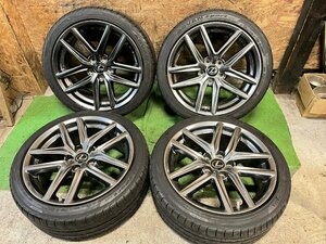 レクサス LEXUS IS F スポーツ 純正 18インチ 8J +45 8.5J +50 PCD114.3 5H 255/40R18 225/40R18 夏タイヤ タイヤホイール 4本セット H