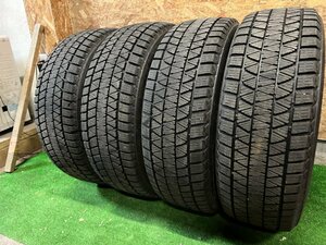 225/60R18 BRIDGESTONE BLIZZAK DM-V3 2020年製 バリ山 スタッドレスタイヤ 4本セット K