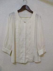 CYNTHIAROWLEY Cynthia Rowley . becomes 7 minute sleeve blouse (USED)110618B②