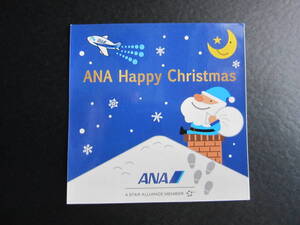 ANA■ブルーサンタ■ANA Happy Christmas■青いサンタクロース■クリスマス■A STAR ALLIANCE MEMBER■ステッカー