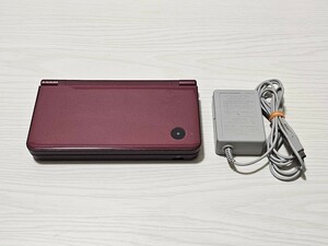 動作確認済み☆美品☆ニンテンドーDSi LL ワインレッド 純正充電器 Nintendo 任天堂 UTL-001(JPN) ゲーム機 本体 DSiLL ニンテンドーdsill