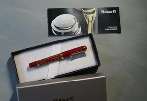 美品Pelikan（ペリカン）万年筆 特別生産品 スーベレーン M600 トータスシェルレッド(EF)