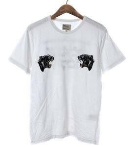 The DUFFER of ST.GEORGE Tシャツ 白 半袖 S サイズ 半袖 クルーネック カットソー 丸首 ダファー 虎 オブ セントジョージ ホワイト ザ