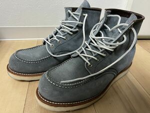 【中古美品】【送料無料】RED WING レッドウイング 8143 モックトゥ 28cm 水色 スレートブルー アイリッシュセッター ブーツ