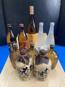 焼酎10本セット　まとめ売り　吉四六　鳥飼　赤霧島　黒霧島　富乃宝山　芋焼酎　麦焼酎　米焼酎　新品