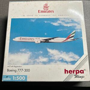 herpa Boeing 777-300 Emirates 1/500スケール